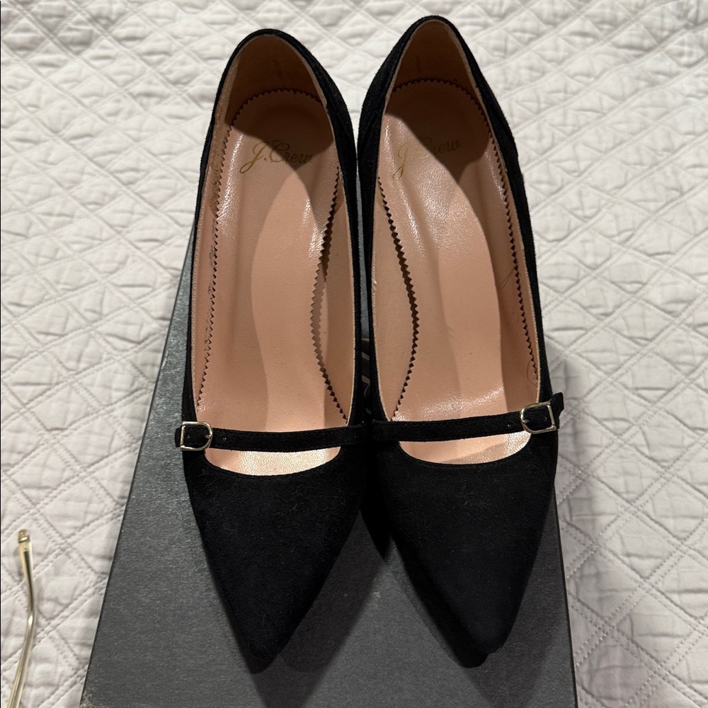Elsie Mary Jane pumps in suede - WORN ONCE!!